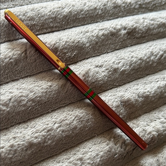 Vintage Gucci Italy 🇮🇹 Ball Point Pen 🖊️ ❤️💚💛 70s 80s ✨ It Works! - Picture 1 of 16